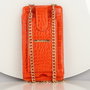 Zoozie Bags Bolso Cruzado de Piel para Teléfono con Monedero y Tarjetero, Naranja